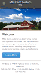 Mobile Screenshot of clumauctions.com